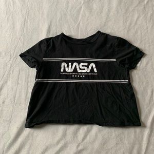 nasa cropped tee!!